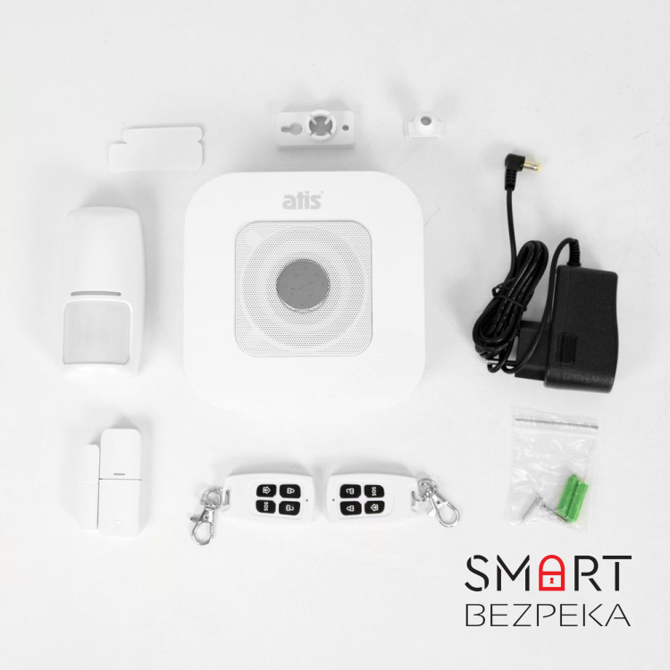 Комплект бездротової 4G сигналізації ATIS Kit 4G 400T з підтримкою застосунку Tuya Smart