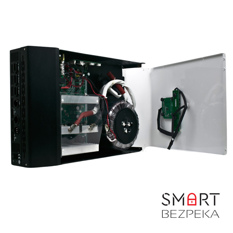 Комплект автономного резервного електроживлення: 3kVA Smart інвертор KSP-3000VA для сонячних панелей + АКБ LiFePO4 з Bluetooth Full Energy FEG-24100-1 25.6В 100А·год + Кабель інверторний 35 мм / 1 м / пара