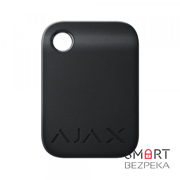 Защищенный бесконтактный брелок Ajax Tag black (комплект 3 шт.) для клавиатуры KeyPad Plus