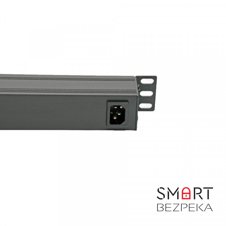 Мережевий фільтр Kingda KD-GER(16)N1006WKPB19A-C14 6 розеток 19"