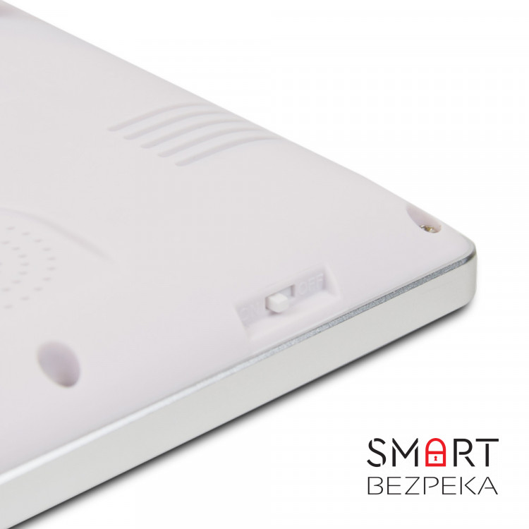 Комплект відеодомофона ATIS AD-1070FHD/T White з підтримкою Tuya Smart + AT-400FHD Silver