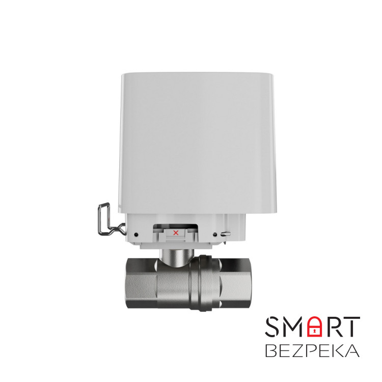 Комплект Ajax Hub 2 (2G) з краном перекриття води Ajax WaterStop 3/4" white