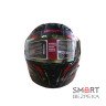 Мотошолом інтеграл Beon TECH MATT BLACK/RED (матовий чорний/червоний) розмір ХL