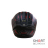 Мотошлем интеграл Beon TECH MATT BLACK/RED (матовый черный/красный) размер ХL