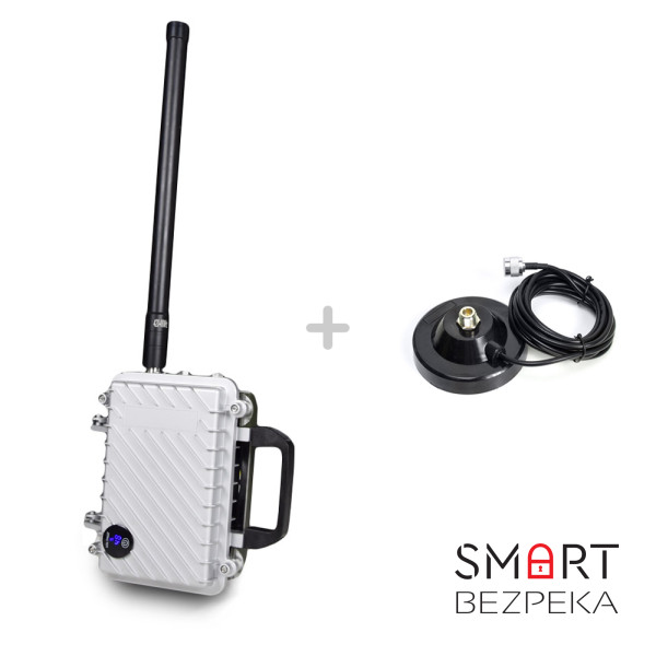 Пристрій радіоелектронної боротьби РЕБ «Amaga 1 - 400» на 1 канал (420-480) + Основа магнітна для антен 3M 3D-FB в подарунок