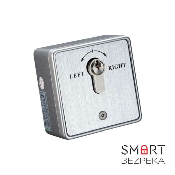 Кнопка аварийного выхода с ключом Yli Electronic YK-851EN для системы контроля доступа