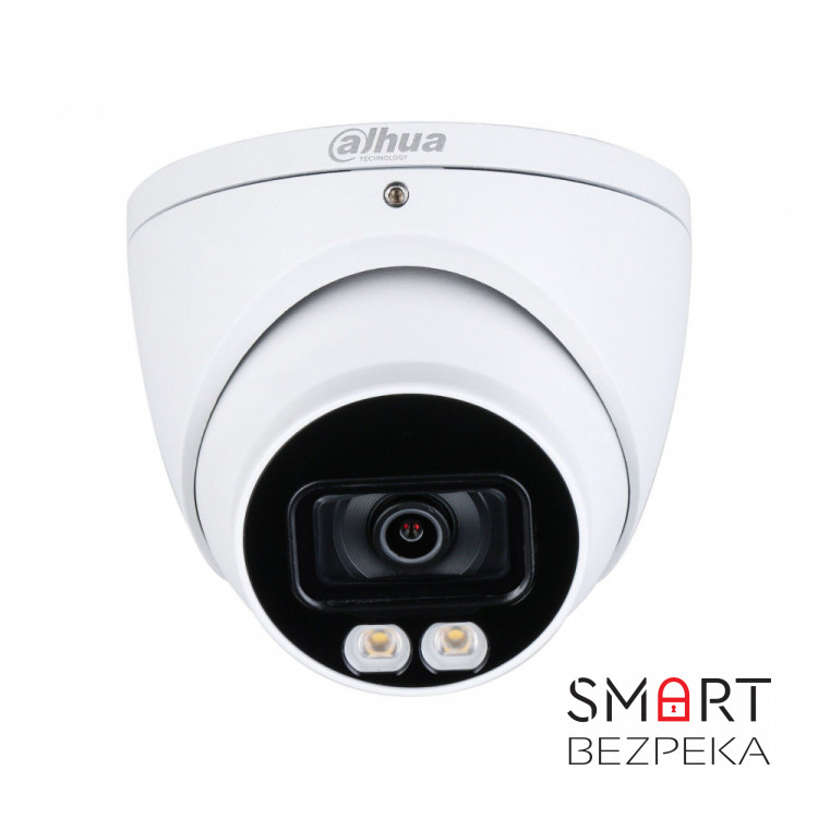 HD-CVI відеокамера 5 Мп Dahua DH-HAC-HDW1509TP-A-LED (3.6 мм) з вбудованим мікрофоном для системи відеоспостереження