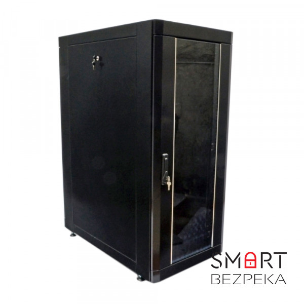 Шкаф серверный CMS 24U 610 х 1055 UA-MGSE24610MB усиленный для сетевого оборудования