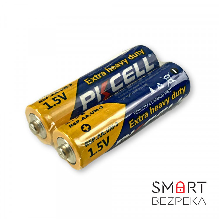 Батарейка PKCELL Extra Heavy Duty AA R6P 1.5V, 2шт./плівка