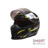 Мотошлем интеграл Beon TECH SHINY BLACK/YELLOW (глянец черный/желтый) размер L