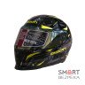 Мотошлем интеграл Beon TECH SHINY BLACK/YELLOW (глянец черный/желтый) размер L