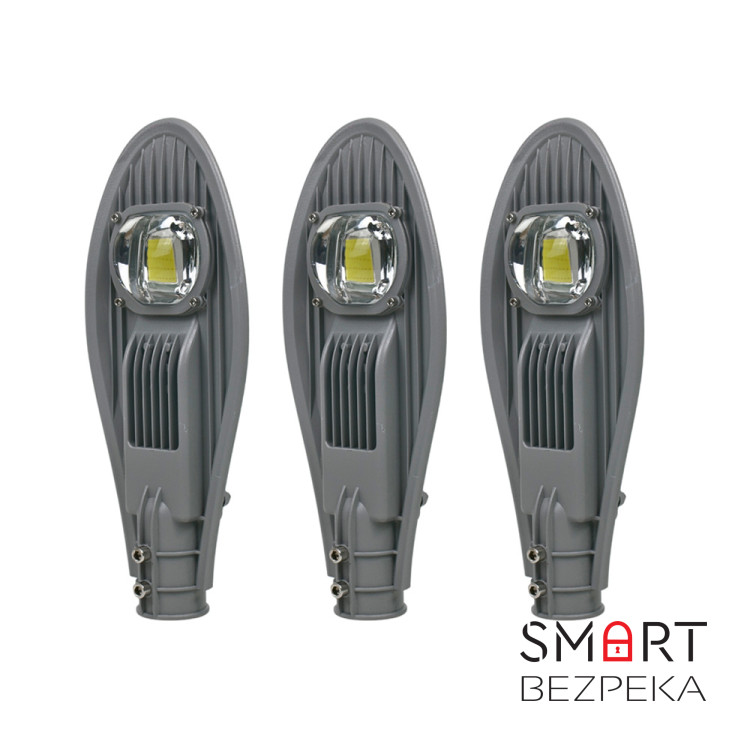 Комплект из 3-х светильников светодиодных Lightwell LW-COB65K-50 COB консольный 50W