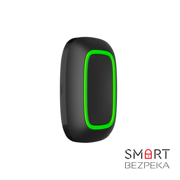 Бездротова тривожна кнопка Ajax Button black