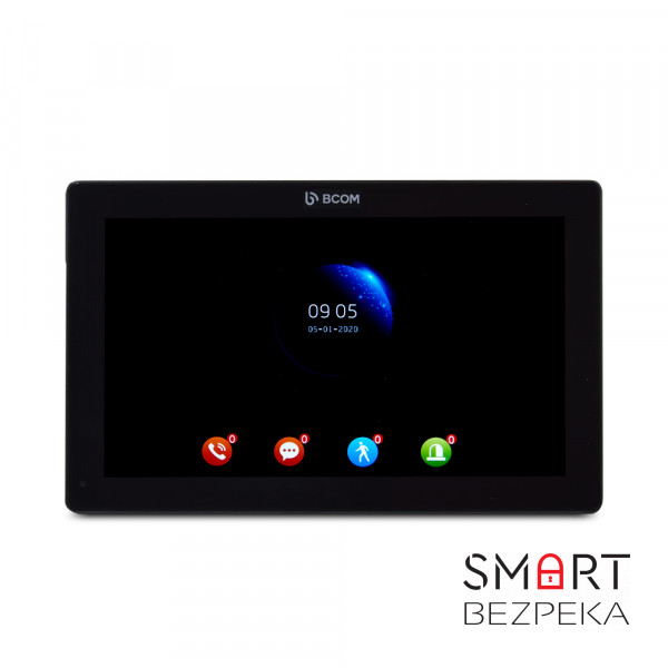 Відеодомофон 10" BCOM BD-1070FHD/T Black з підтримкою Tuya Smart