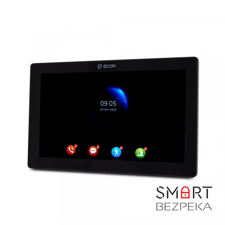 Відеодомофон 10" BCOM BD-1070FHD/T Black з підтримкою Tuya Smart
