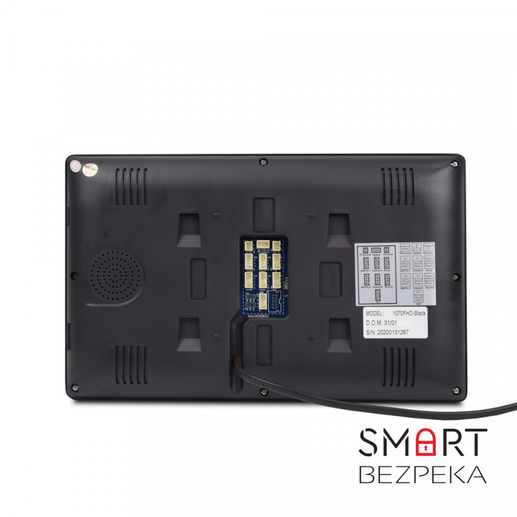 Відеодомофон 10" BCOM BD-1070FHD/T Black з підтримкою Tuya Smart
