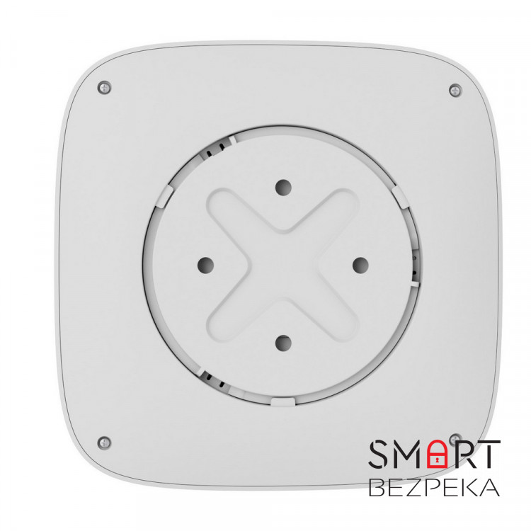 Беспроводной пожарный датчик Ajax FireProtect 2 RB white с сенсорами дыма, температуры и угарного газа со сменными батареями