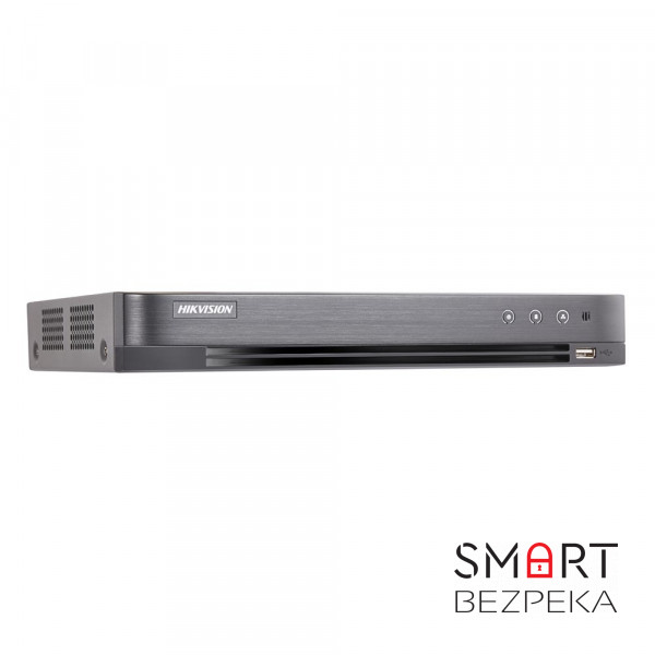 HD-TVI видеорегистратор 8-канальный Hikvision iDS-7208HUHI-M1/S(C) с поддержкой детекции лиц для системы видеонаблюдения
