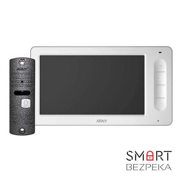 Комплект відеодомофона Arny AVD-7006 (білий/сірий)