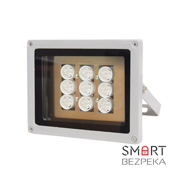 Комплект: IP-відеокамера 2 Мп Hikvision DS-2CD1023G2-IUF (2.8 мм) з вбудованим мікрофоном + ІЧ-прожектор Lightwell LW9-100IR45-220