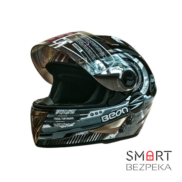 Мотошолом інтеграл Beon B-500 DECAL, розмір L