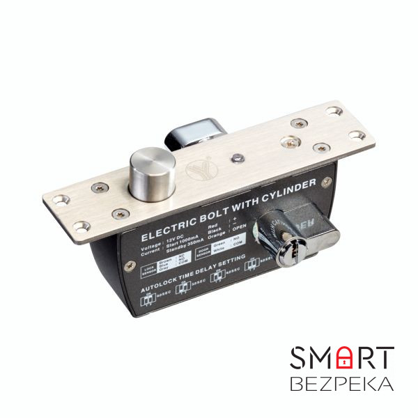 Ригельний замок YB-620(LED) врізний для системи контролю доступу