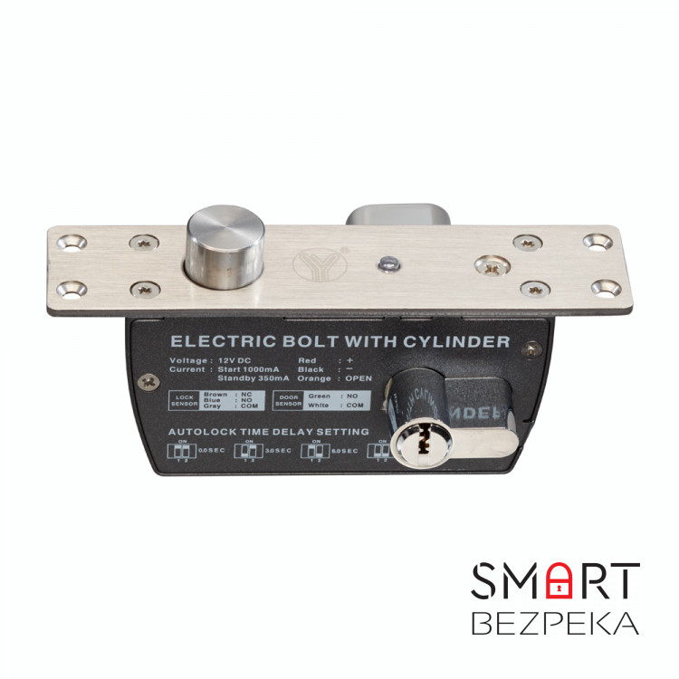 Ригельный замок YB-620(LED) врезной для системы контроля доступа