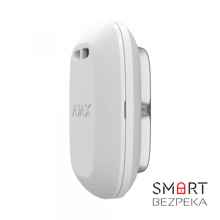 Беспроводная экстренная кнопка Ajax DoubleButton white с защитой от случайных нажатий