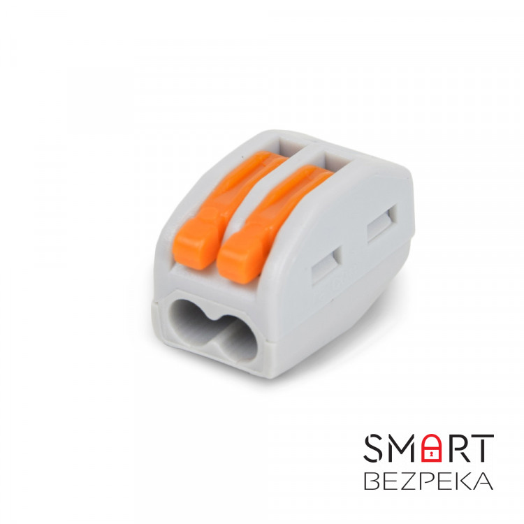 Клемма быстрого монтажа с рычагами на 2 провода 222-412