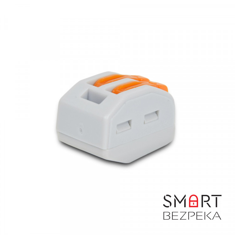 Клема швидкого монтажу з важелями на 2 дроти 222-412