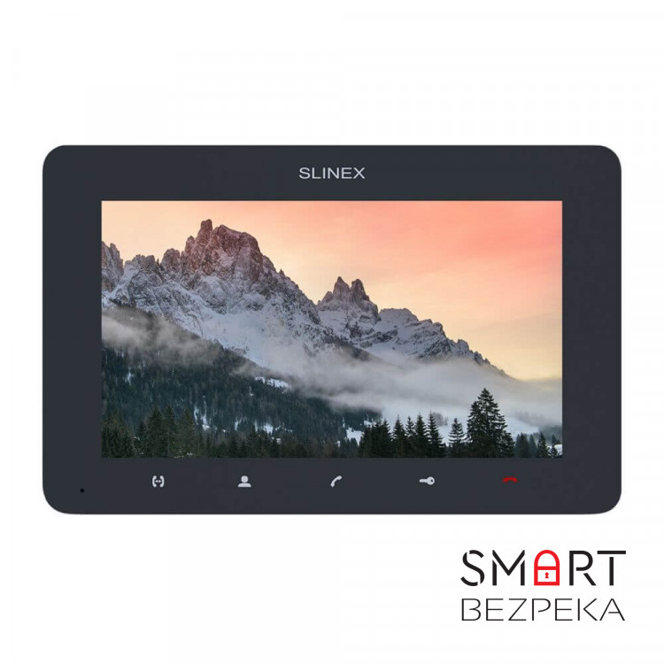 Видеодомофон 7" Slinex SM-07MHD dark grey с детектором движения и записью видео