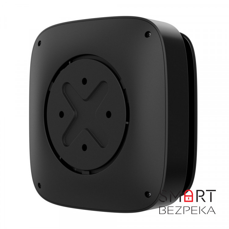 Бездротовий пожежний датчик Ajax FireProtect 2 RB black із сенсорами диму, температури та чадного газу зі змінними батареями