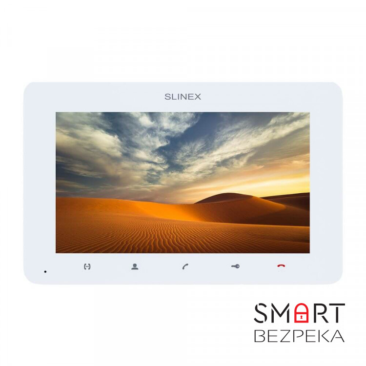 Видеодомофон 7" Slinex SM-07MHD white с детектором движения и записью видео