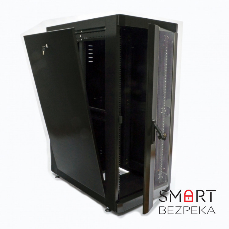 Шкаф серверный CMS 28U 610 х 1055 UA-MGSE28610MB усиленный для сетевого оборудования