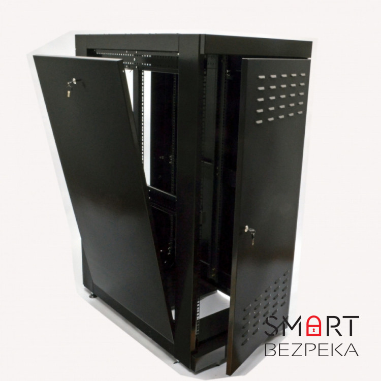 Шафа серверна CMS 28U 610 х 1055 UA-MGSE28610MB посилена для мережевого обладнання