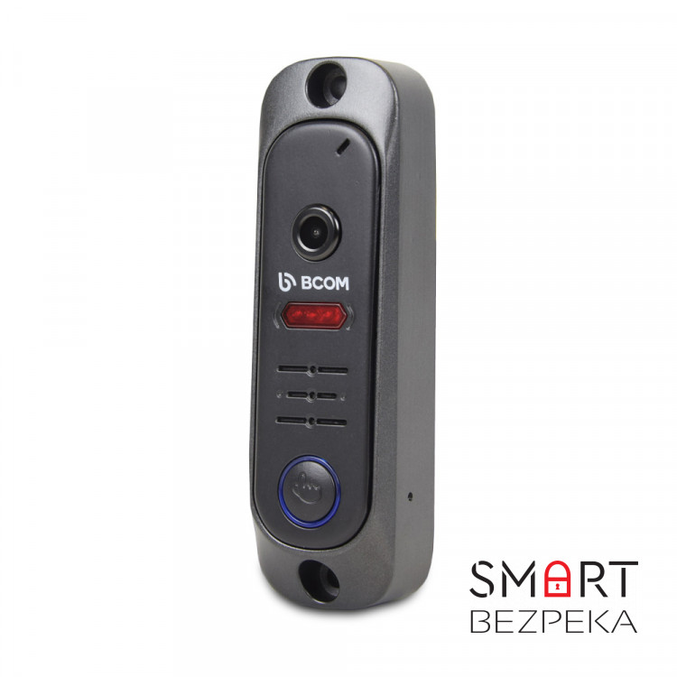 Комплект відеодомофона BCOM BD-480M Black Kit: відеодомофон 4" і відеопанель