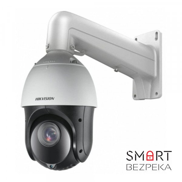 IP Speed Dome видеокамера 4 Мп Hikvision DS-2DE4425IW-DE(T5) (4.8-120 мм) с кронштейном и видеоаналитикой для системы видеонаблюдения