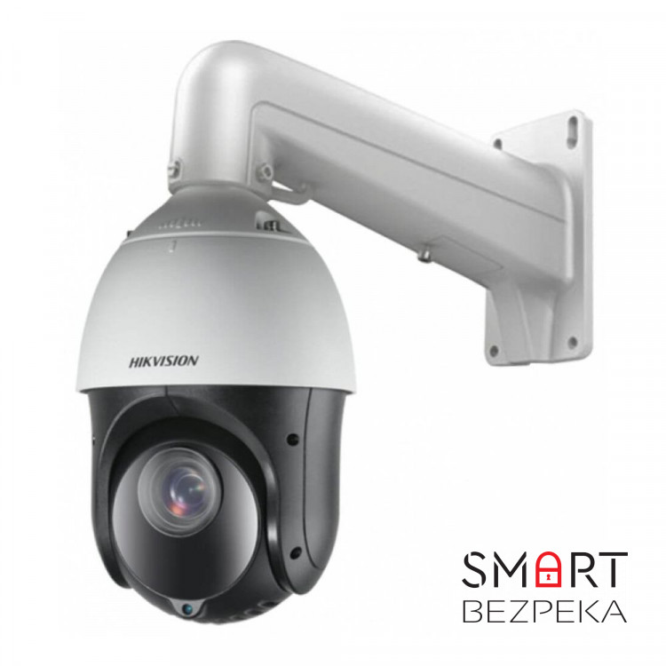 IP Speed Dome відеокамера 4 Мп Hikvision DS-2DE4425IW-DE(T5) (4.8-120 мм) з кронштейном та відеоаналітикою для системи відеонагляду