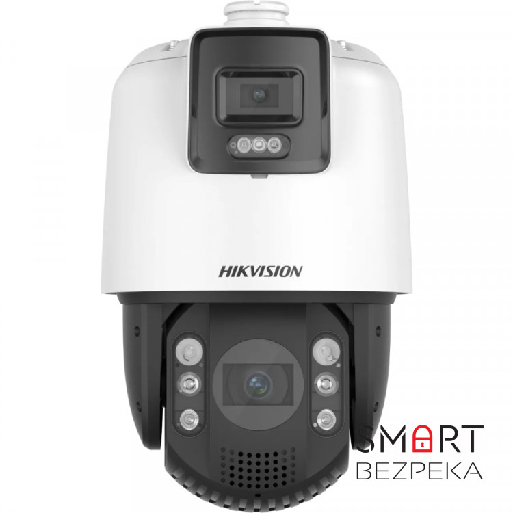 IP Speed Dome видеокамера 4 Мп Hikvision DS-2SE7C144IW-AE(32X/4)(S5) с двумя объективами для системы видеонаблюдения