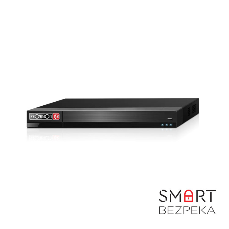 IP-видеорегистратор 16-канальный Provision-ISR NVR8-16400AN(1U)-V2 с AI видеоаналитикой для систем видеонаблюдения