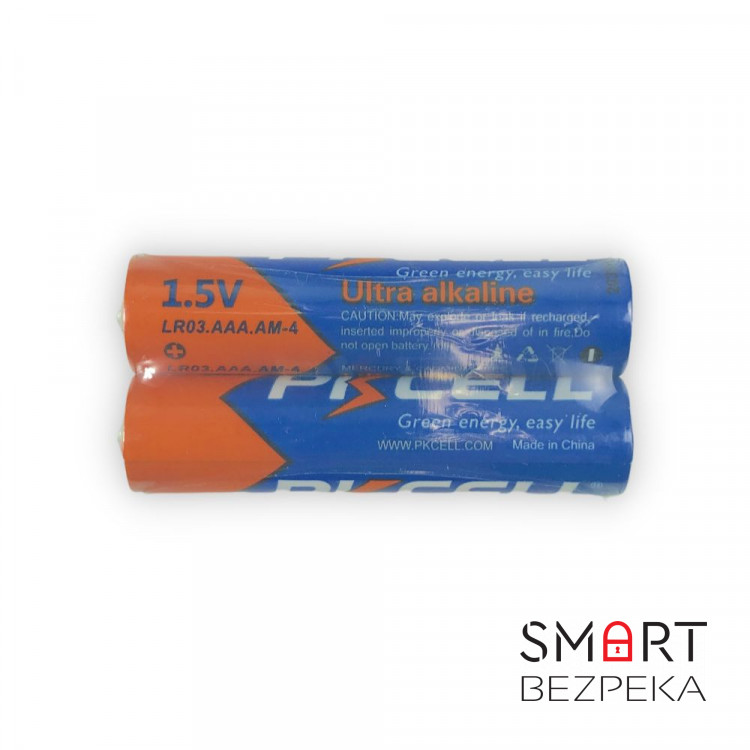 Комплект из 20 батареек PKCELL Ultra Alkaline AAA LR03 1.5V по 2шт./пленка