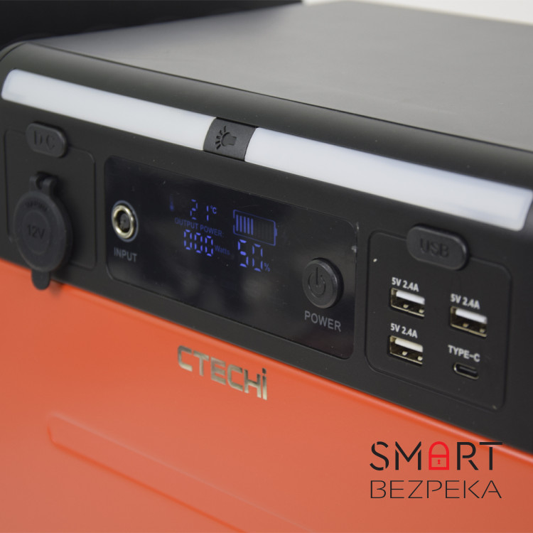 Зарядная станция CTECHi GT1500 мощностью 1500W/1210Wh
