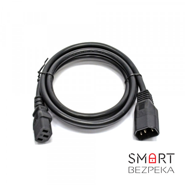 Шнур живлення Kingda С13-C14, 1.8 м, 1.0 мм²