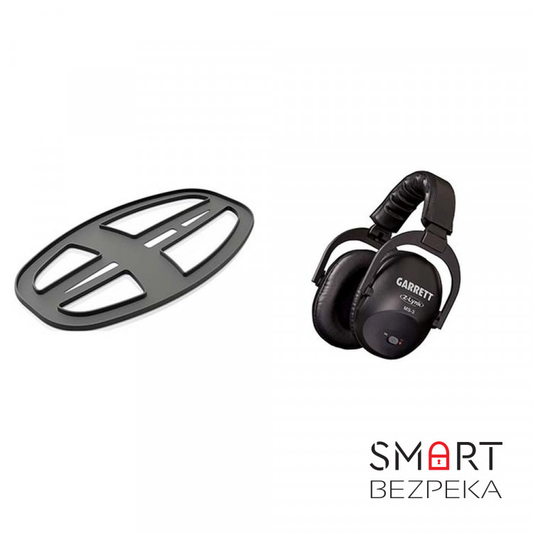 Ґрунтовий металодетектор із навушниками Garrett ACE APEX 6.5x11" Wireless Package мультичастотний