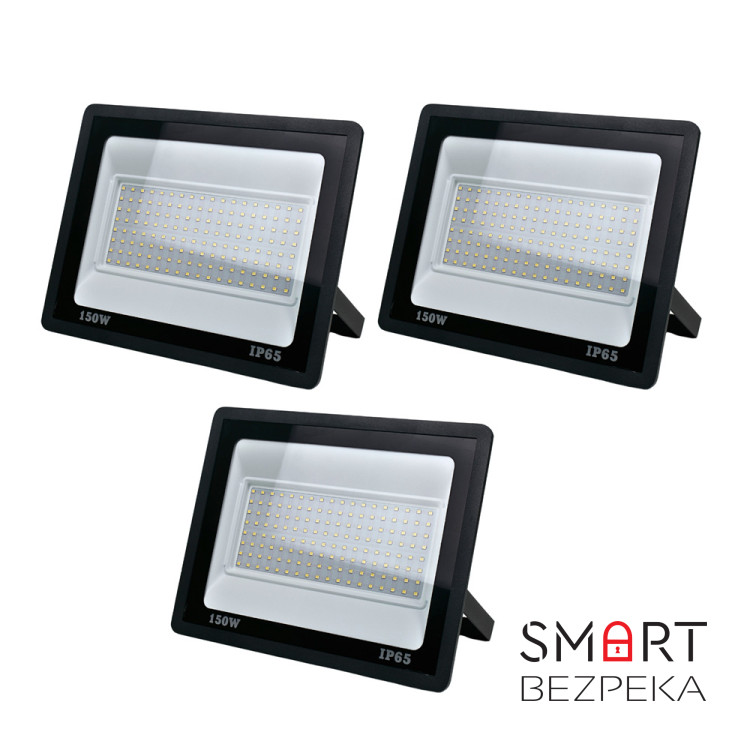 Комплект из 3-х прожекторов светодиодных Lightwell LW-FL-B-150 150 W