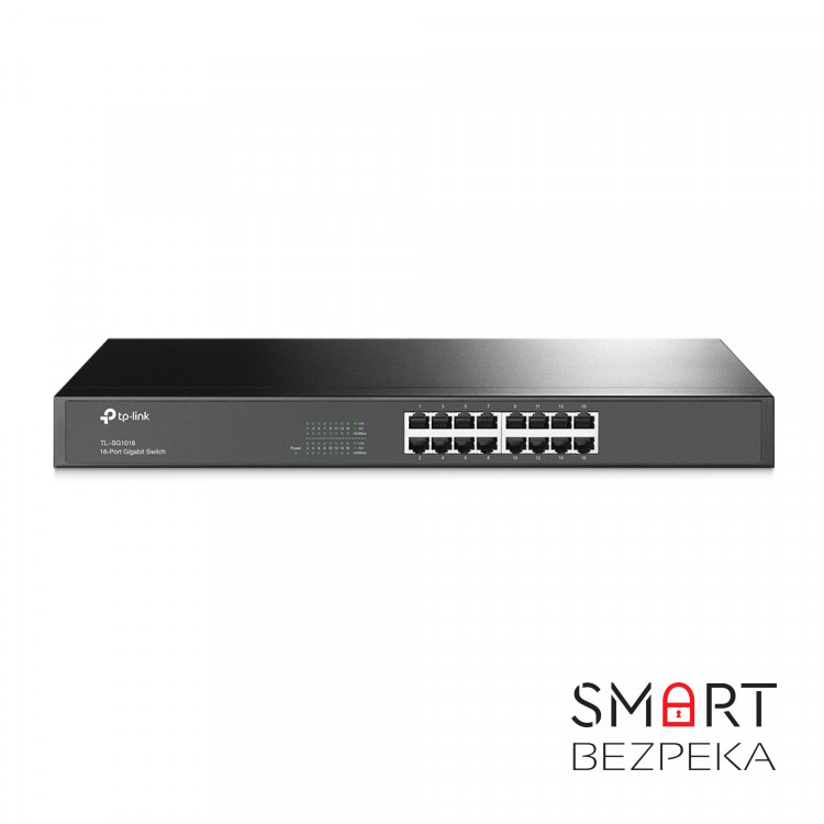 Комутатор TP-Link TL-SG1016 16-портовий гігабітний некерований