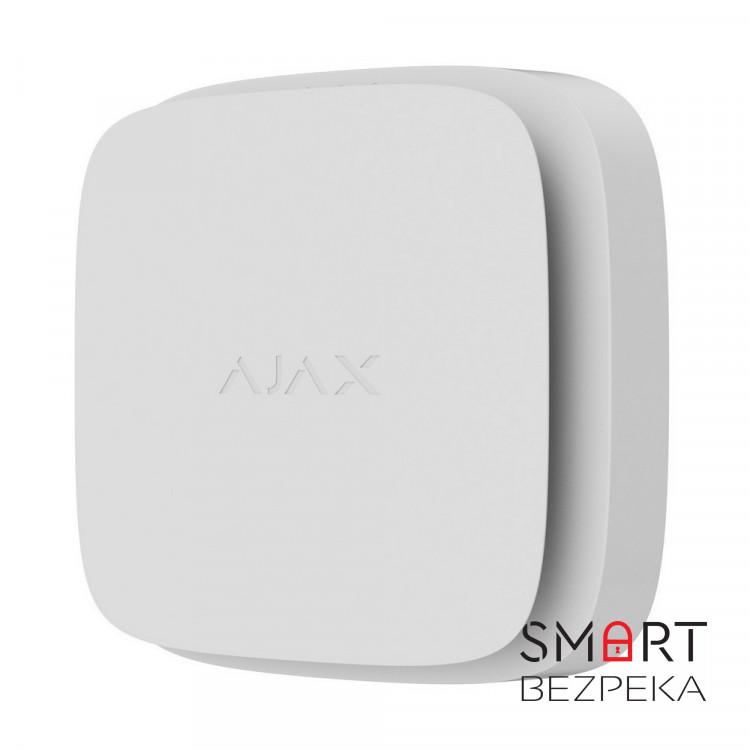 Беcпроводной пожарный датчик Ajax FireProtect 2 RB white с сенсором температуры со сменными батареями