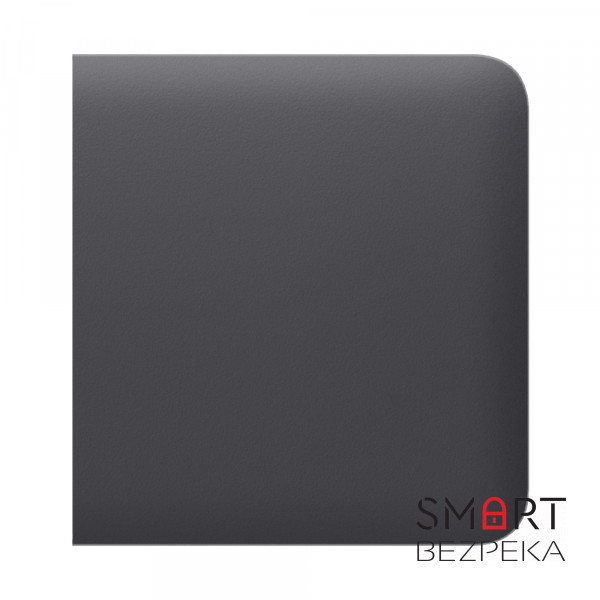 Кнопка Ajax SideButton (1-gang/2-way) graphite для одноклавішного або прохідного вимикача