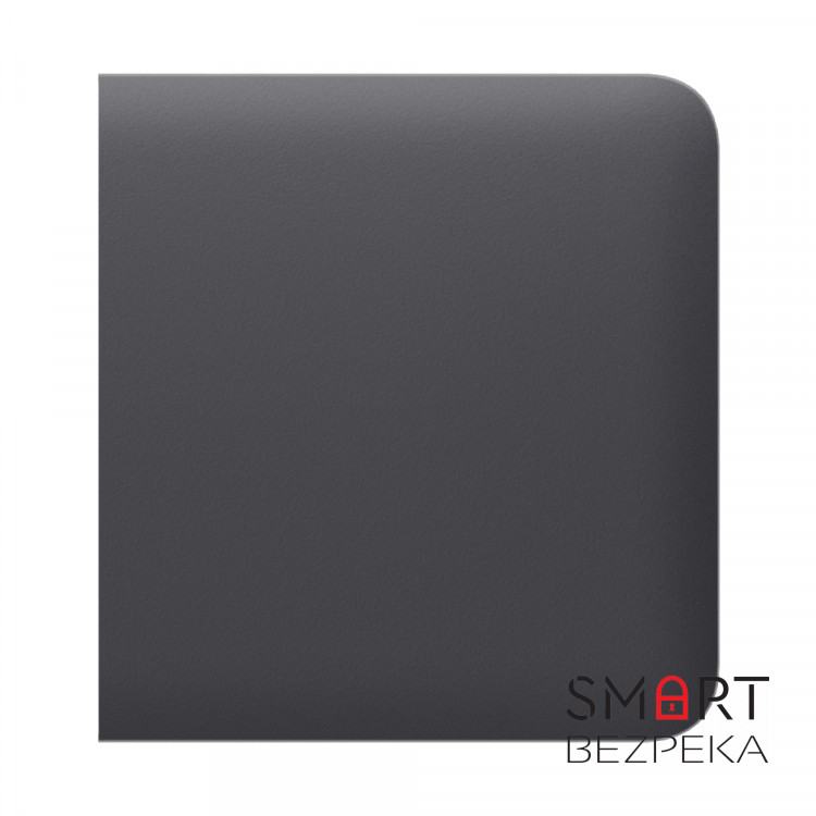 Кнопка Ajax SideButton (1-gang/2-way) graphite для одноклавішного або прохідного вимикача