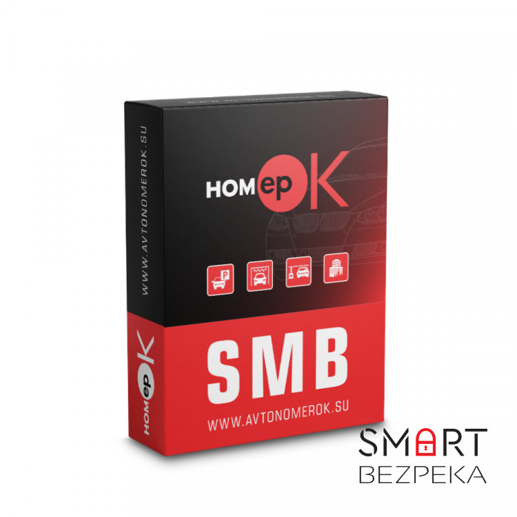 ПО для распознавания автономеров HOMEPOK SMB 9 каналов для управления СКУД